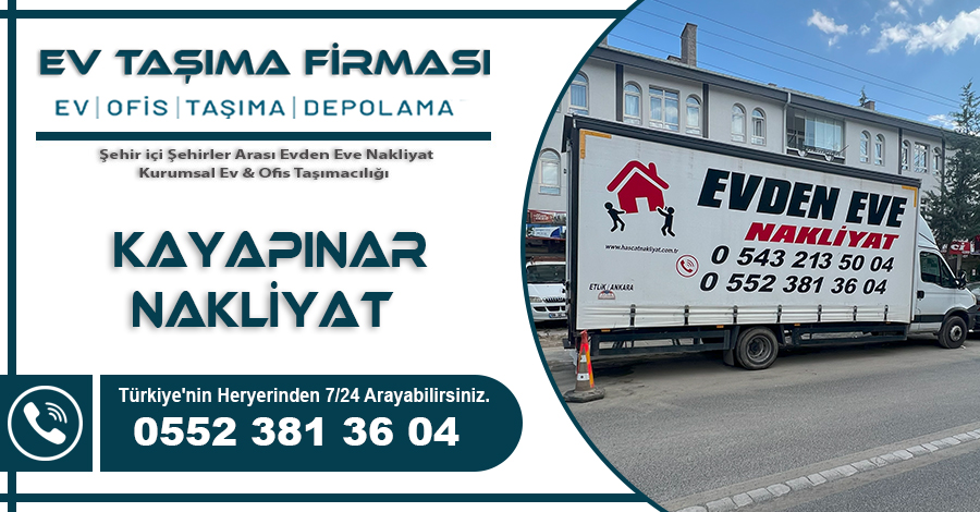 Kayapınar evden eve nakliyat ev tasima firmasi