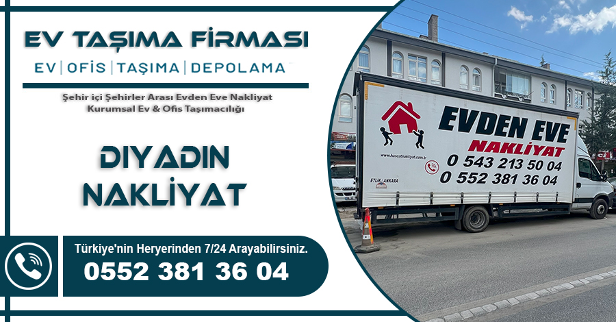 diyadin evden eve nakliyat Ev taşıma firması